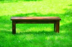 Handmade Pine Farmhouse Bench 5 small