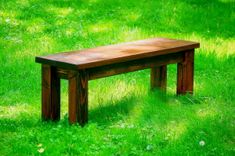 Handmade Pine Farmhouse Bench 3 small