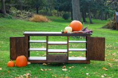 Rustic Entertainment Console Buffet 5 small