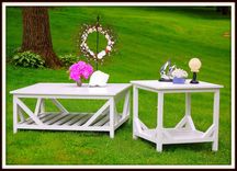 Beaches Rustic Coffee And Side Table Set 1 small