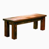 Handmade Pine Farmhouse Bench 1 small