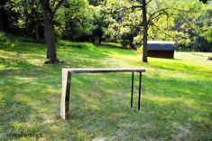 Industrial Rustic Live Edge Console Table With Waterfall Feature 4 small