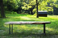 Industrial Rustic Live Edge Bench 4 small