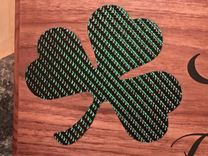 Personalized Name Sign Custom Carbon Fiber Inlay Carved Wood Plaque 5 small
