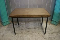 Industrial Reclaimed Dining Table 4 small