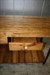 Reclaimed Wood Industrial Kitchen Island 5 small