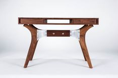 Walnut And Aluminum Desk 2 small