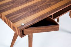 Walnut And Aluminum Desk 4 small