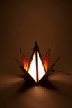 Mahogany Lotus Desk Lamp 1 small