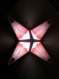 Mahogany Lotus Desk Lamp 3 small