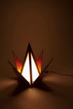 Mahogany Lotus Desk Lamp 4 small
