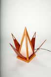 Mahogany Lotus Desk Lamp 6 small