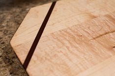 Geometric Maple Cutting Board With Walnut Inlay 6 small