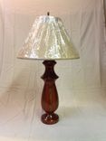 Handmade Brazilian Leopardwood, Bloodwood, & Marblewood Table Lamp 1 small