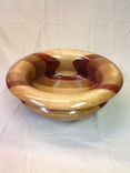 Fifteen Inch Handmade Maple Cherry Padouk Bowl 1 small