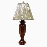 Handmade Mahogany, Peruvian Walnut And Padouk Wood Table Lamp 1 small