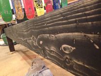 Upcycled Skateboard Headboard And Queen Bed Frame 1 small