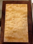 Walnut And Maple Keepsake/Jewelry Box 2 small