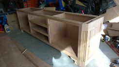 Knotty Alder Custom Entertainment Center 4 small
