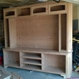 Knotty Alder Custom Entertainment Center 5 small