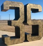 3d 6' Tall Numbers 1 small