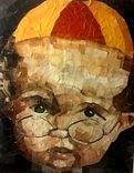 Custom Magazine Paper Collage Portrait 1 small