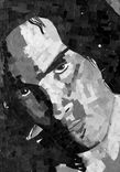 Custom Magazine Paper Collage Portrait 6 small