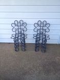 New Horseshoe Flower Chair Pair 1 small