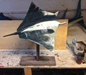 Bent Wood, Hand Painted Fish Sculptures 6 small