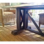 Dining Table With Zinc Table Top 2 small