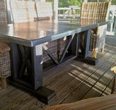 Dining Table With Zinc Table Top 1 small
