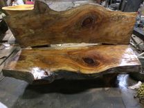Live Edge Sycamore Hardwood Bench 2 small