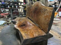 Live Edge Sycamore Hardwood Bench 3 small