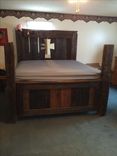 Reclaimed King Size Wooden Bed 1 small