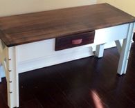 Country Living Collection: Classic Mahogany Console Table 1 small