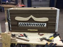 Custom Hockey Stick Blanket Chest 1 small