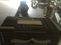Custom Hockey Stick Blanket Chest 2 small
