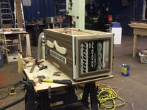 Custom Hockey Stick Blanket Chest 4 small