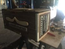 Custom Hockey Stick Blanket Chest 5 small