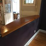 Custom Red Oak Breakfast Bar 2 small