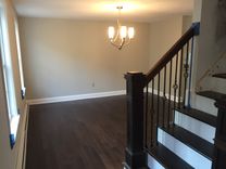 Peruvian Walnut Newel Post And Railing Kit 5 small