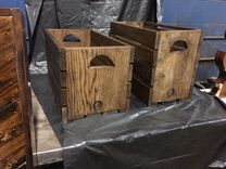 Handcrafted Wooden Storage Crate 2 small