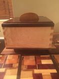 Recycled Wood Drink Coasters And Storage Box 2 small