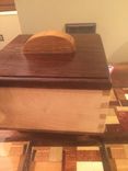 Recycled Wood Drink Coasters And Storage Box 4 small