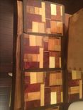 Recycled Wood Drink Coasters And Storage Box 5 small