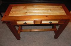 Western Cedar Sofa Table 3 small
