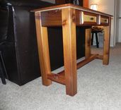 Western Cedar Sofa Table 4 small