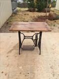 Antique Sewing Table With Reclaimed Top 4 small