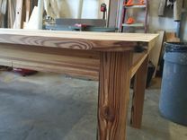 Heart Pine Dining Table 2 small
