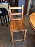 Reclaimed Heart Pine Breakfast Table 4 small